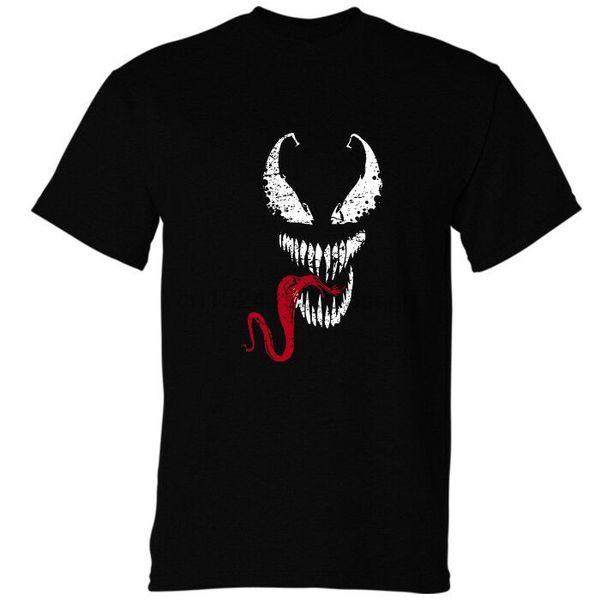 

venom face 2018 movie logo black t-shirt unisex