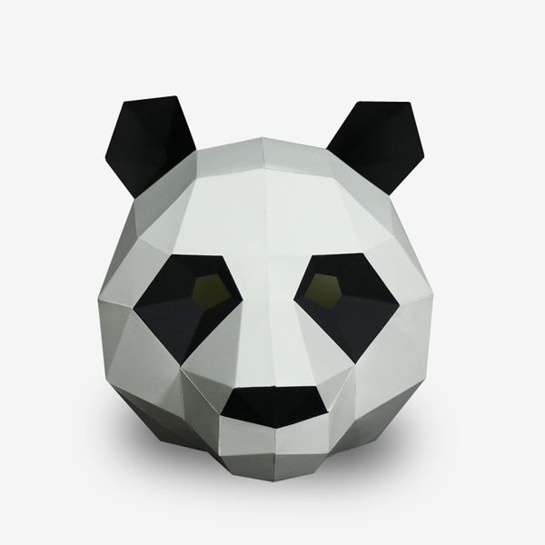 

3d panda маска маскарад diy performance реквизит