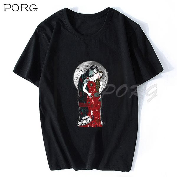 

vampire's kiss hip hop cool men's clothing vintage ulzzang t shirt aesthetic japan anime men clothing cotton 100% print