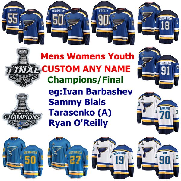 

2019 stanley cup champions st louis blues hockey jerseys vince dunn jersey justin faulk carl gunnarsson jake allen tarasenko custom stitched, Black;red