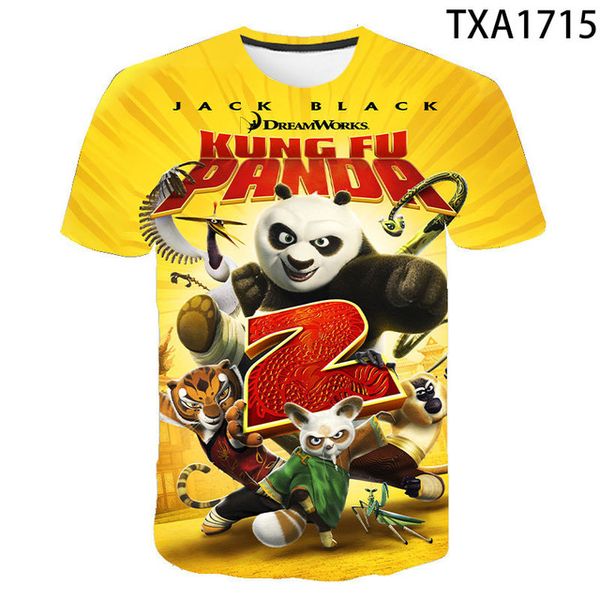 

new kung fu panda clothing wild quick-drying 3d print shirts graphic anime harajuku men clothing