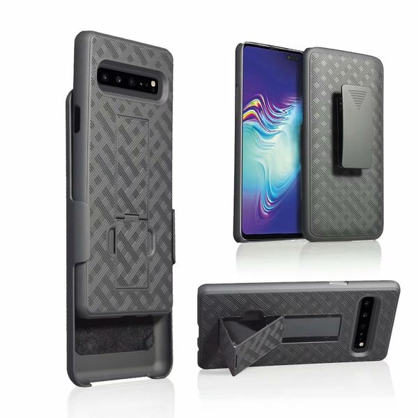 тяжелая Shell кобура Combo Случай с Kickstand Вращающийся зажим для ремня кобуры для Samsung Galaxy S10 S10 S9 Plus S10e Примечание 8 9 Примечание 10+