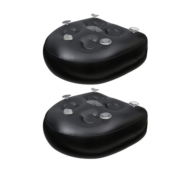 

2xjacuzzi spa pad inflatable tub pillow black