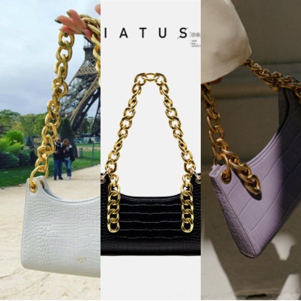 

2020 new armpit chain french stick crocodile pattern pu niche designer handbag shoulder bag shoulder bagfor women w9odn
