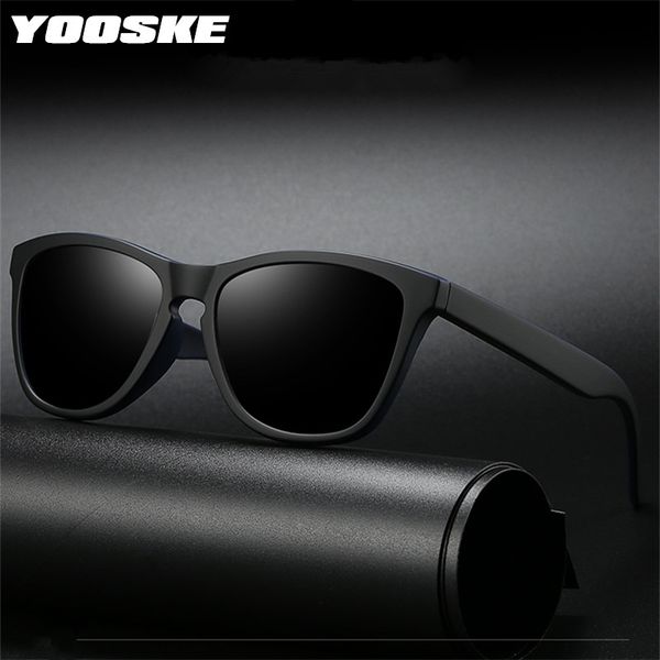 

yooske brand men polarized sunglasses women fashion vintage outdoor driving sun glasses male goggles uv400 gafas de sol, White;black