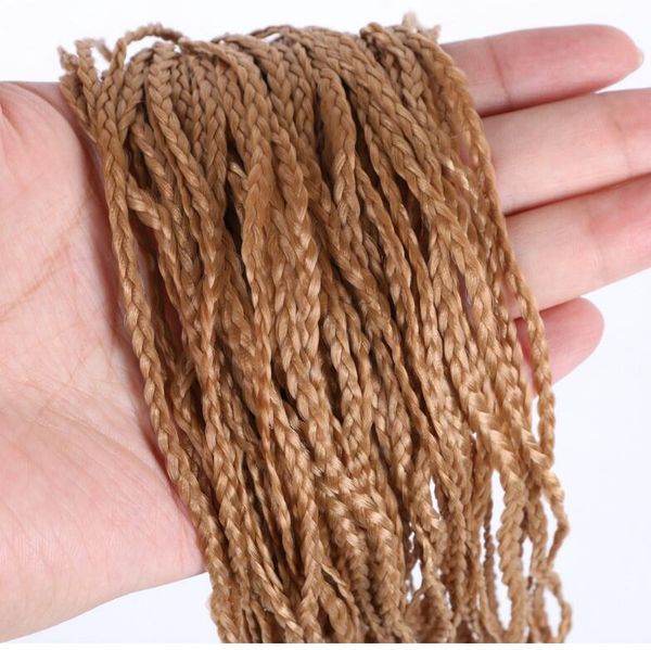 

chemical fiber hair three braids, some colors of product pictures can be selected color screensin message, Black