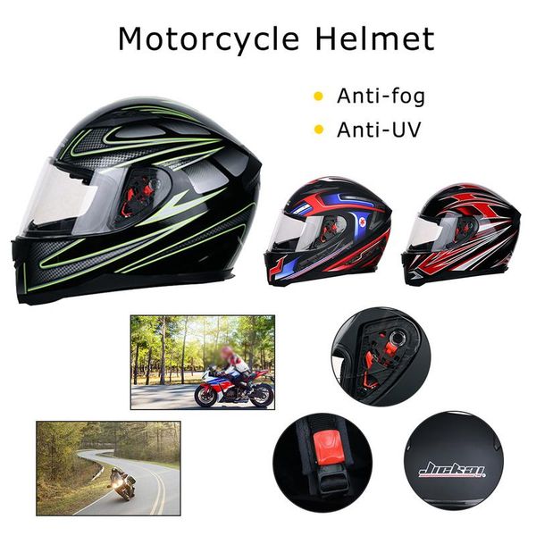 

jiekai motorcycle helmet safety shockproof helmet uv protection universal pc lens