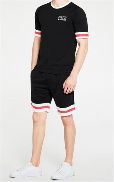 

mens pullover crew neck short sleeve male knee length pants mens summer suits mens designer tracksuits, Gray