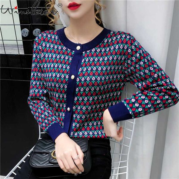 

fall winter knitted loose sweater korean wear outside women fashion single breasted cardigan ropa mujer all match t09616l, White