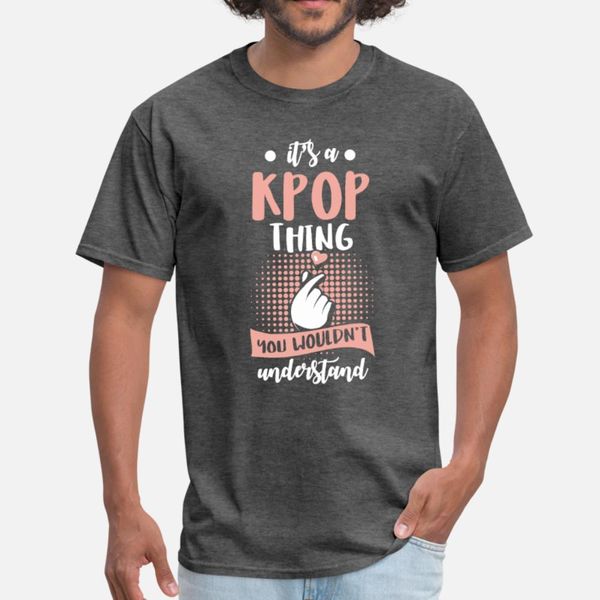 

k pop thing t shirt men print tee shirt o-neck unique fitness casual summer style novelty shirt