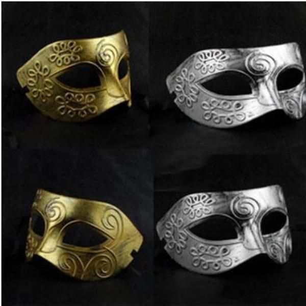 

woman retro party masks masquerade halloween man children (silver, gladiator gold) colors mask mardi roman gras two ce2007 qxswq
