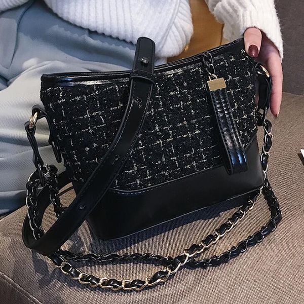 

women backet bag single shoulder bags ladies small handbag chain shopping bag hobo