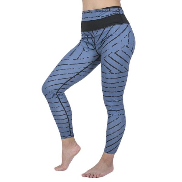 

yoga outfits sagace 2021 pants plus size print stitching high waist trousers sports fitness running nine-minute, White;red