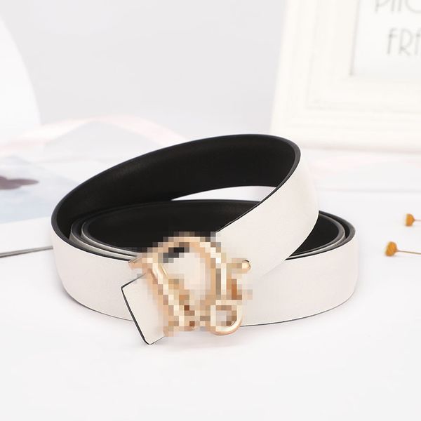 

2020 lady new belt clothing fashion versatile multiple summer style color belts, White