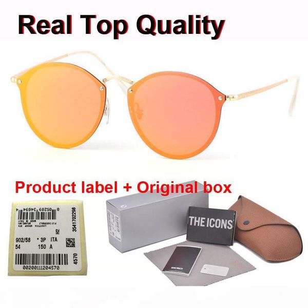 

sunglasses women brand designer round sun glasses men alloy frame ladies eyewear female with retail case and label, White;black