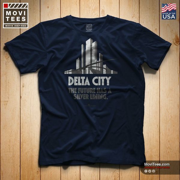 

delta city t-shirt 100% cotton cult classic robocop inspired peter weller 2020 tee