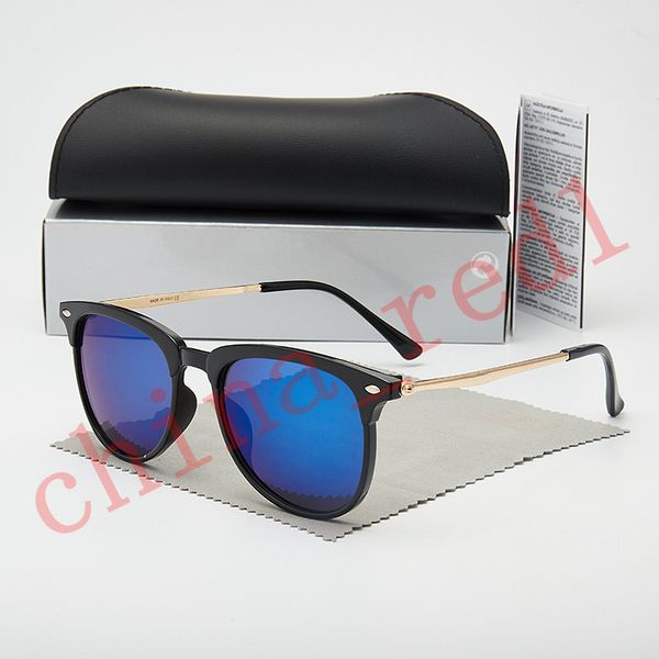 

brand designer sunglasses round fram men women fashion glasses retro vintage sun glasses with box and case ing, White;black