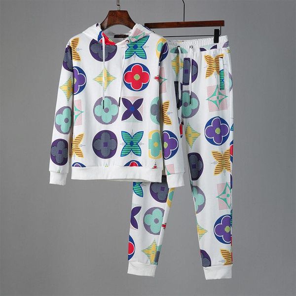 

new summer designers sweatshirt jogging suit men pullover running tracksuits mens jogger pants fashion sweat track suits -3xl, Gray