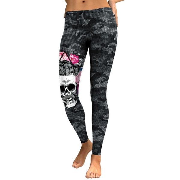 

camo running tights women printing tight sports trousers fashion female mid waist slim fit leggings fitness clothes, Black;blue