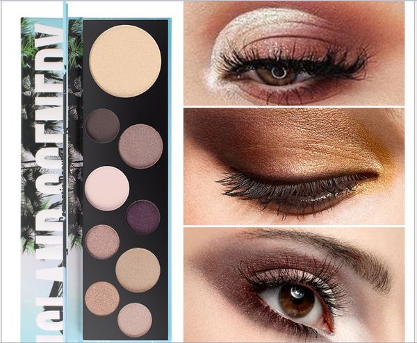 

wholesale make-up 9 color eye shadow size irregular round bubble eye shadow disc