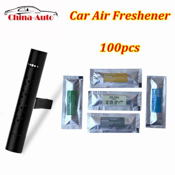 

100шт dhl автомобиля освежитель воздуха автоматический воздуха на выходе духи автомобиля кондиционер vent авто твердые продукты