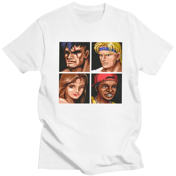 

novelty 90s classic streets of rage tee men short sleeves video game axel golden axe blaze tshirt pure cotton t shirts clothes