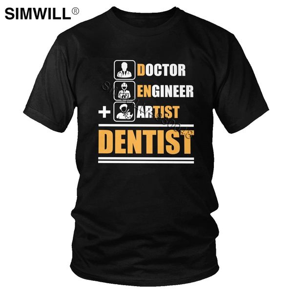 

funny dentist doctor artist t shirt mens fashion casual soft cotton t-shirt short sleeved crew neck engineer tee apparel