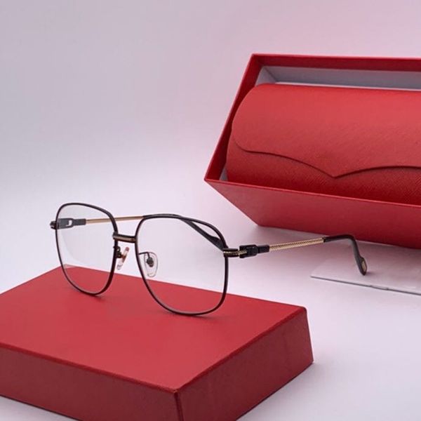 

2020 ct0299 fashion men titanium masculino frame eyeglasses myopia female prescription oculos astigmatism optical eyewear frames, Black