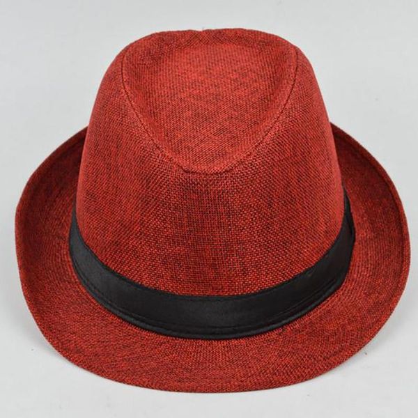 

hats for women mens 2020 fashion vintage hat flat cap wide brim hat belt decoration fedora for gorro, Blue;gray