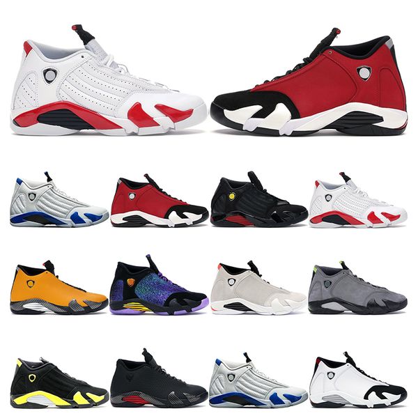 

new mens trainers basketball shoes 14s white hyper royal gym red university gold black toe desert sand mens sports sneakers outdoor