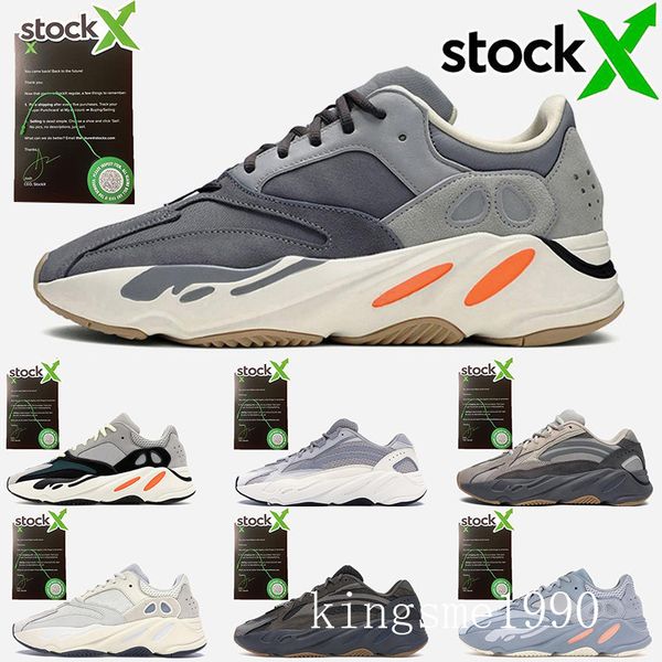 

2019 mens 700 v2 inertia static mauve running shoes kanye west wave runner athletic sport trainers sneakers women outdoor jogging shoe by-4l, Black