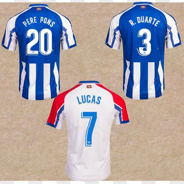

deportivo alaves soccer jersey home 2020 2021 away soccer shirts lucas joselu laguardia customized men football uniform, Black;yellow