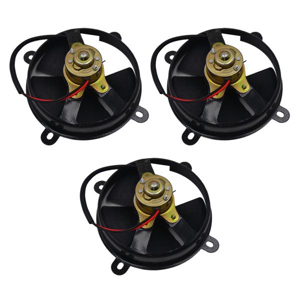 

3x 5- 12v engine radiator cooling fan assembly universal for 150cc atv