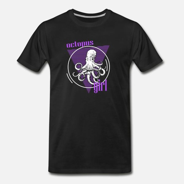 

ocs blekksprut poulpe for ocs girls t shirt men print cotton round collar gift breathable spring slim shirt