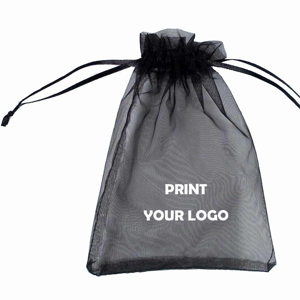

jewelry pouches, bags custom logo customize printing drawstring organza bag storage pouches package christmas wedding packaging gift, Pink;blue