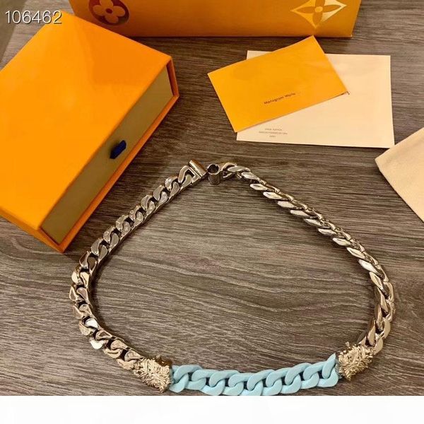 

2020 new fashion jewelry stainless steel bracelets necklace set bangles pulseiras alloy bracelets for women gift with box, Golden;silver