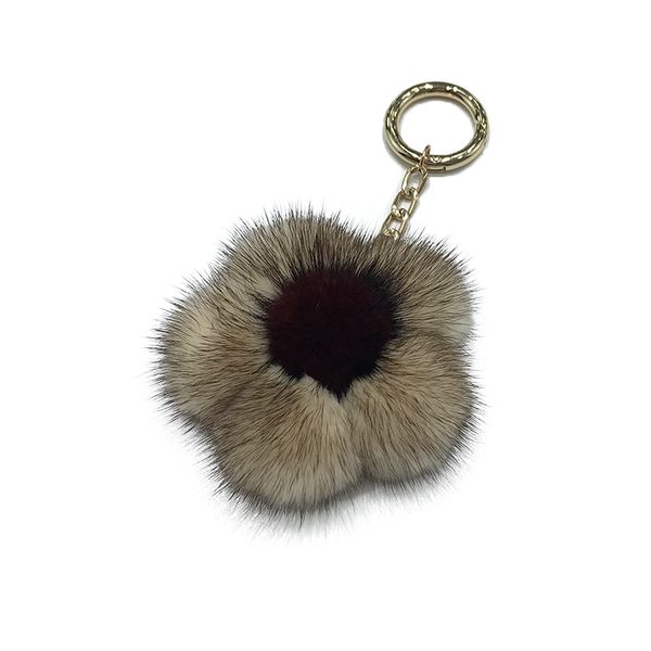 

keychain bag-accessories pendant key-ring car ladies sun flower key-ring trinket real pendant, Silver