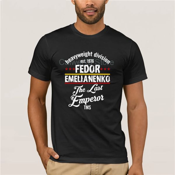 

mans fedor emelianenko t shirt big size custom short sleeve for men hipster swag o neck cotton funny t shirts