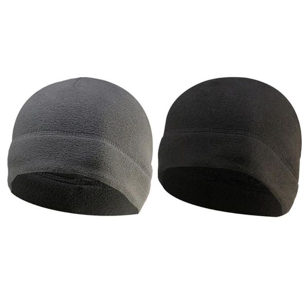 

warm hat windproof elastic fleece cap for outdoor riding skiing, Black
