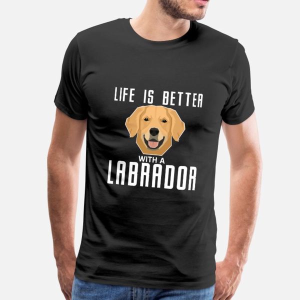 

labrador retriever dog dog owner gift t shirt men designing cotton o-neck standard loose humor spring outfit shirt