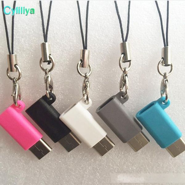 

adapter micro usb female to type c 3.1 male cable adapter charge&data sync usb c converter for samsung s8 /lg g5 g6