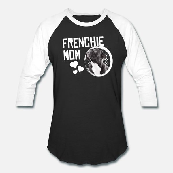 

frenchie mom french bulldog mama t shirt men designing cotton round neck clothes sunlight fashion spring autumn vintage shirt