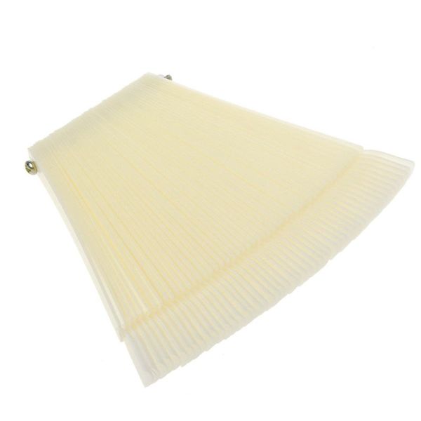 

new polish fan board display practice 50 clear white false nail art tips stick x7ja, Red;gold