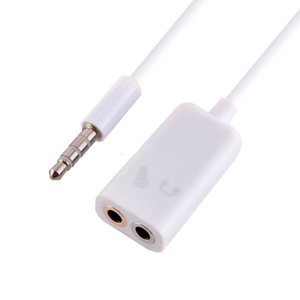 

splitter cable 3.5mm jack male to female headphone stereo earphone audio splitter to micrphone adapter cable for smart phone