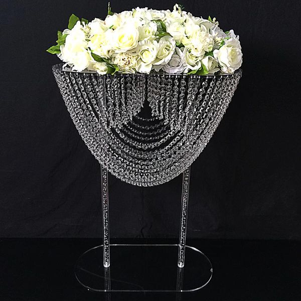 

romantic wedding acrylic wedding centerpiece flower stand pillar decorations party decorations event decor