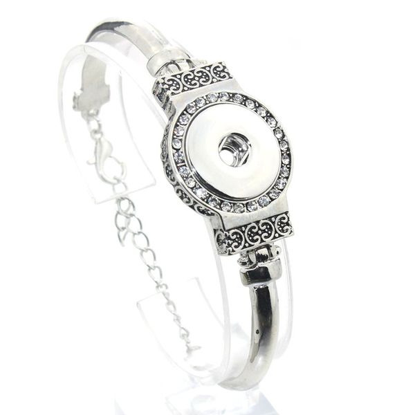 

2020 bohemian watches women jewelry one direction pulseras vintage crystal 18mm 12mm metal snap button bracelet 041215, Red;blue