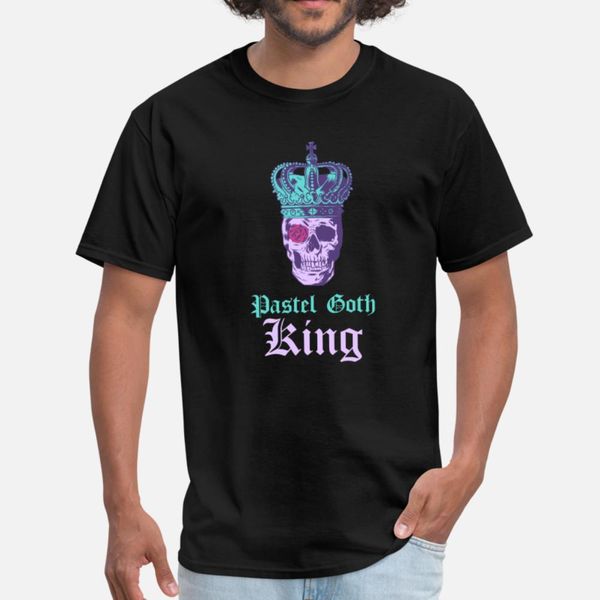

pastel goth king yami kawaii t shirt men designs cotton round neck basic solid graphic funny casual spring outfit shirt