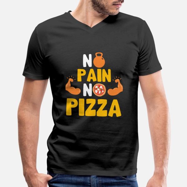 

мышцы gain тяжестей pizza гантели тренировки майка мужчин вязаная 100% хлопок crew neck одежда graphic комфортное лето стиль, White;black