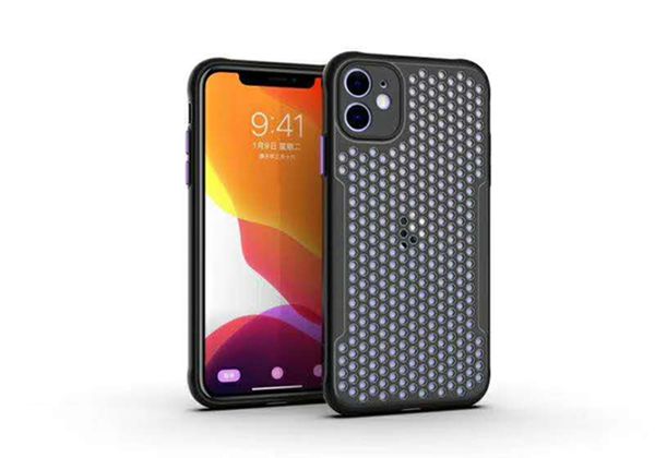 

mesh heat dissipation and ventilation mobile phone case for iphone 11 pro max x/xs xe max 7/8 plus 6/6s plus