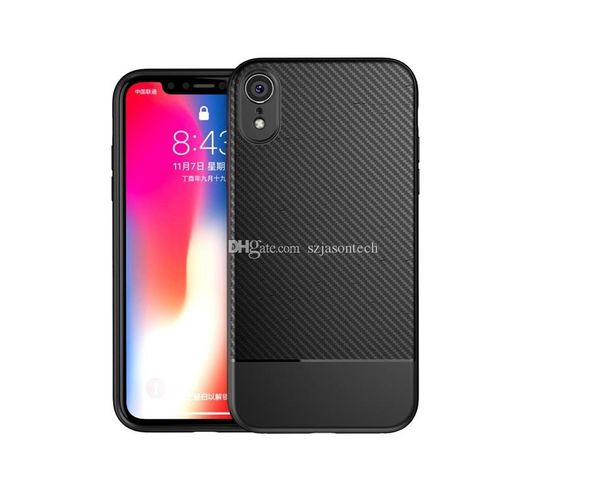 

for iphone xs max xr 8 plus 7 plus case carbon fiber craft tpu anti slip phone cases cover for samsung